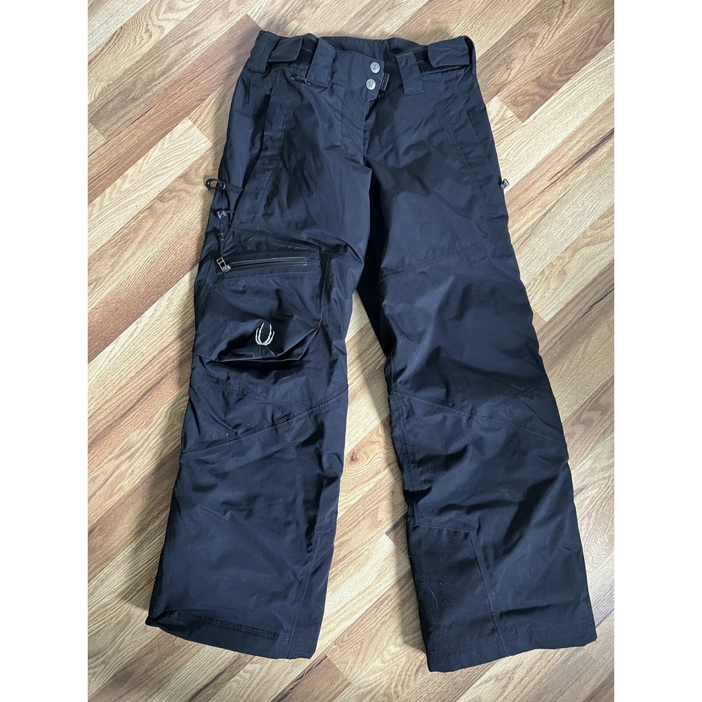 SPYDER Women XS Athletic Fit Ski Snowboard Winter Snow Pants Black